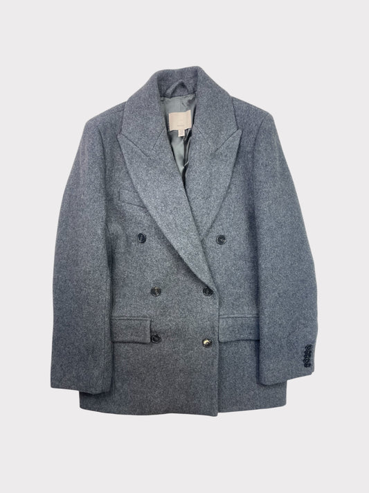 H&M Wool- Blend Double Breasted Jacket, Size XS, oversized fit, fits a size 10 or 12 fine