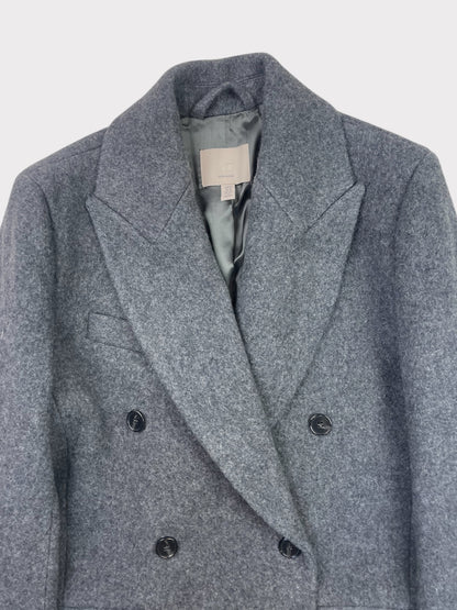 H&M Wool- Blend Double Breasted Jacket, Size XS, oversized fit, fits a size 10 or 12 fine