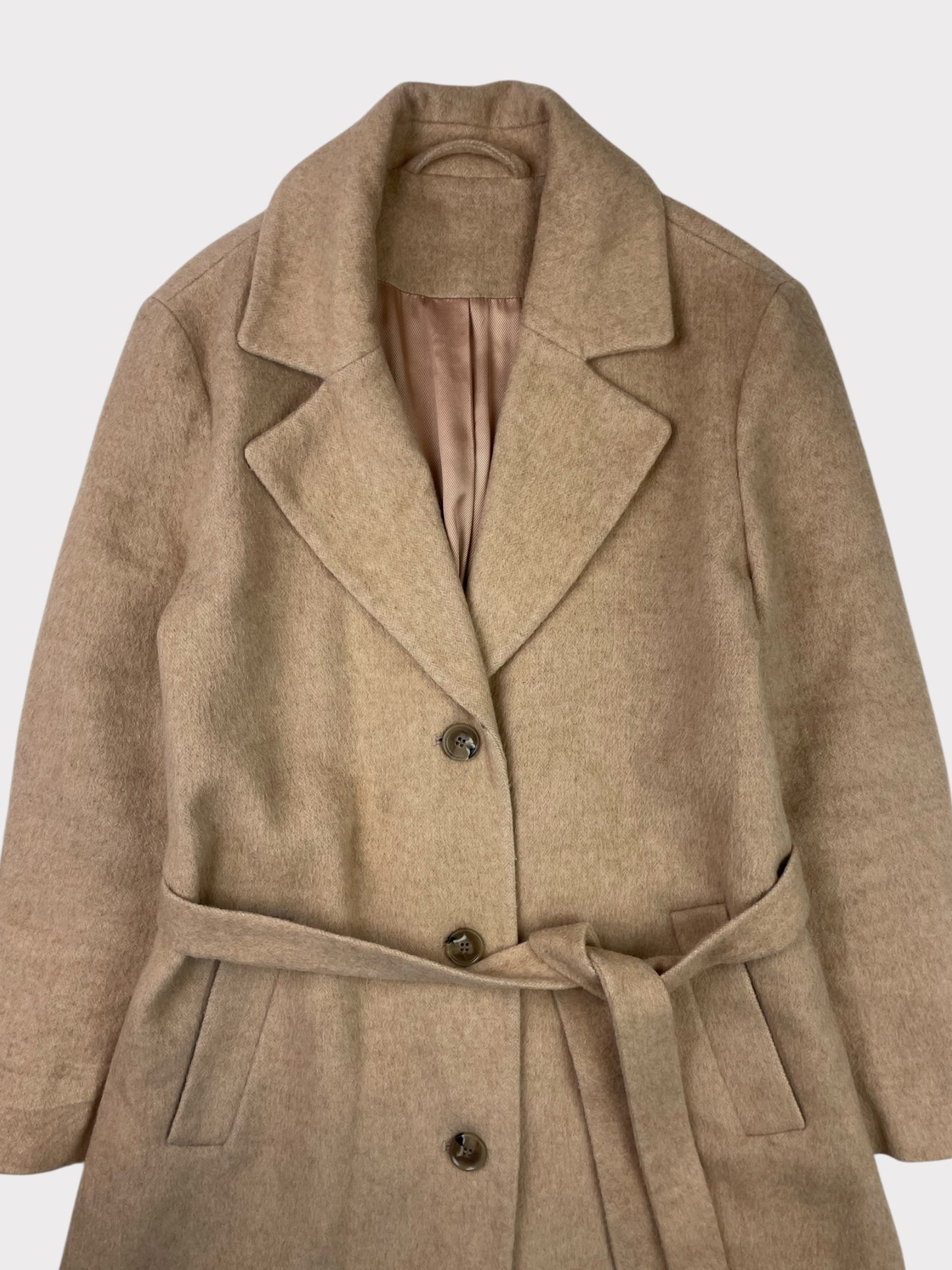 & Other Stories Alpaca and Wool Blend Coat, Size 34. Fits an 8 or 10 fine
