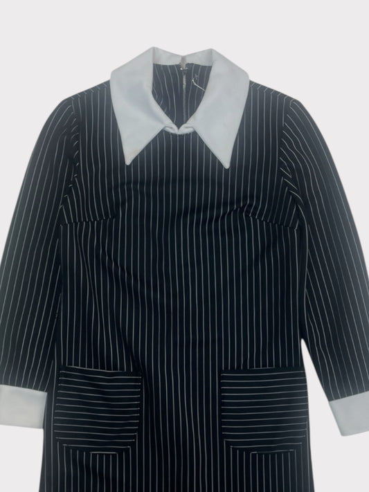 Vintage Collar and Striped Dress, fits a Size 10