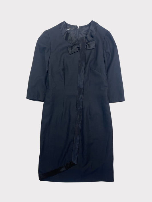 Black Vintage Bow Dress, fit a size 10