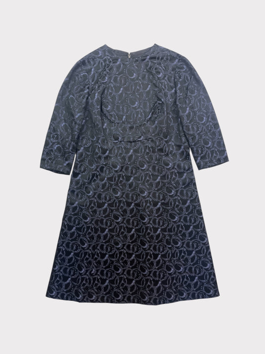 Vintage Brocade Dress, fits a size 8