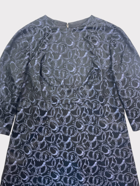 Vintage Brocade Dress, fits a size 8
