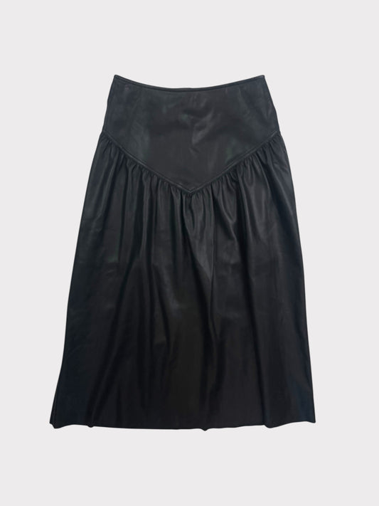 Jakke Faux Leather Skirt, Size 10