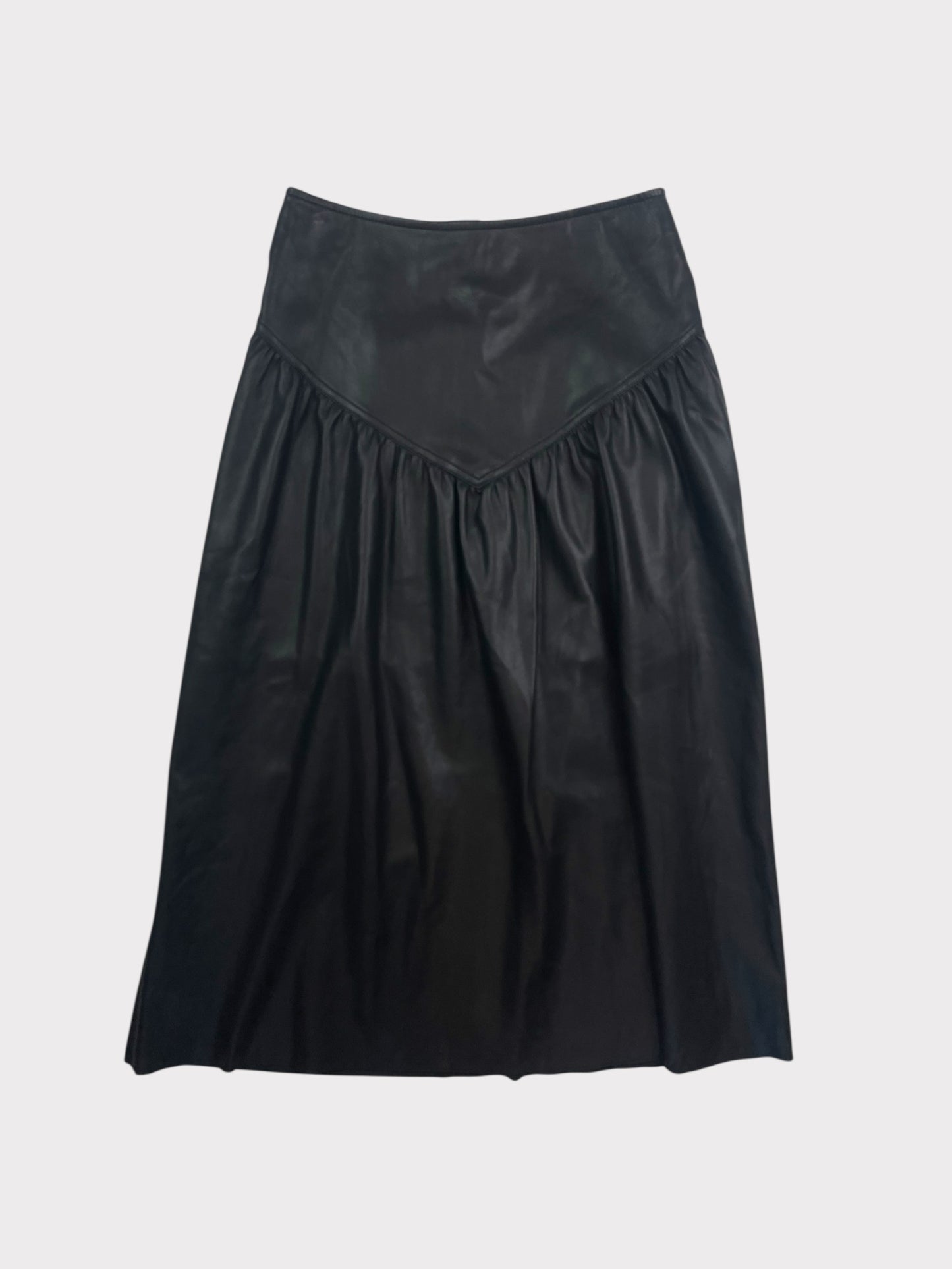 Jakke Faux Leather Skirt, Size 10