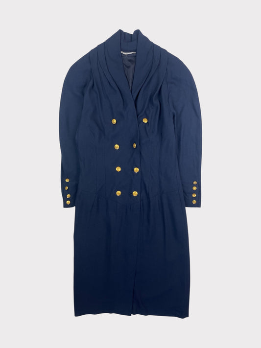 Vintage Navy Military Style Dress, would fit a Size 10 or 12