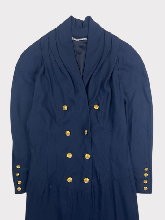 Vintage Navy Military Style Dress, would fit a Size 10 or 12