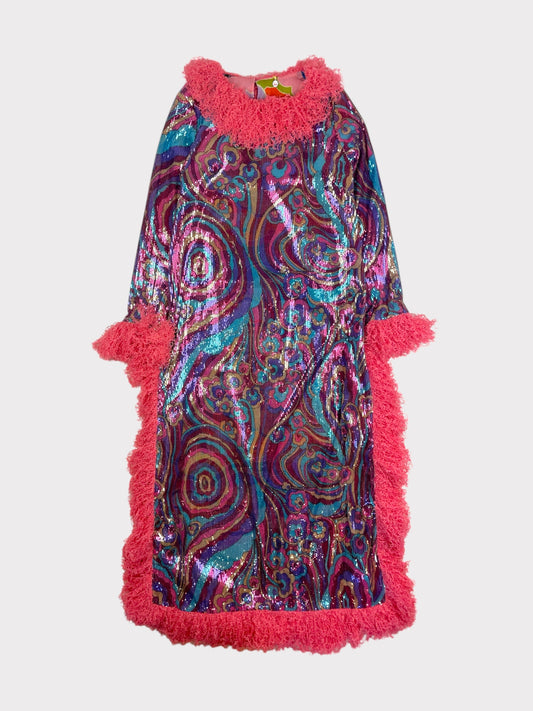 Celia B Sequin Dress, Size S