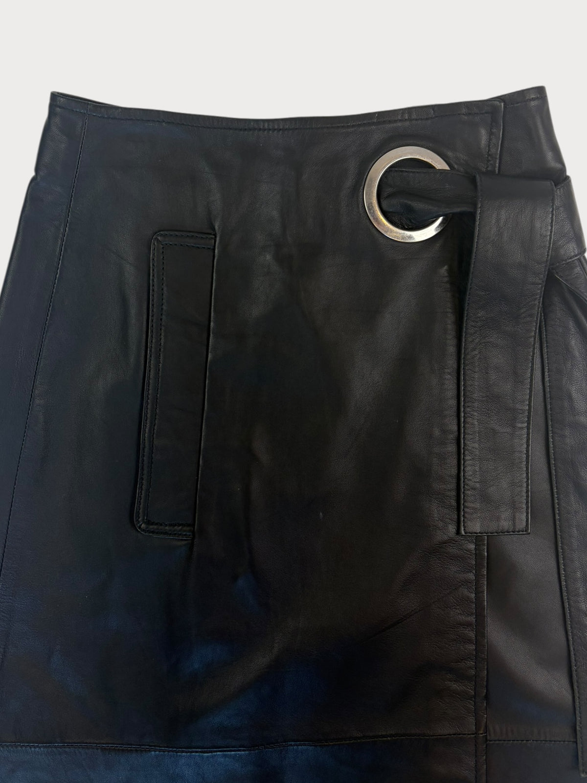 Whistles Leather Skirt, Size 6, BNWT