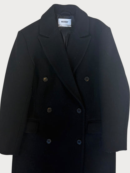 Weekday Wool Coat, Size XS. Fits a size 10 too