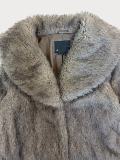 Anthropologie Faux Fur Jacket, Size 8
