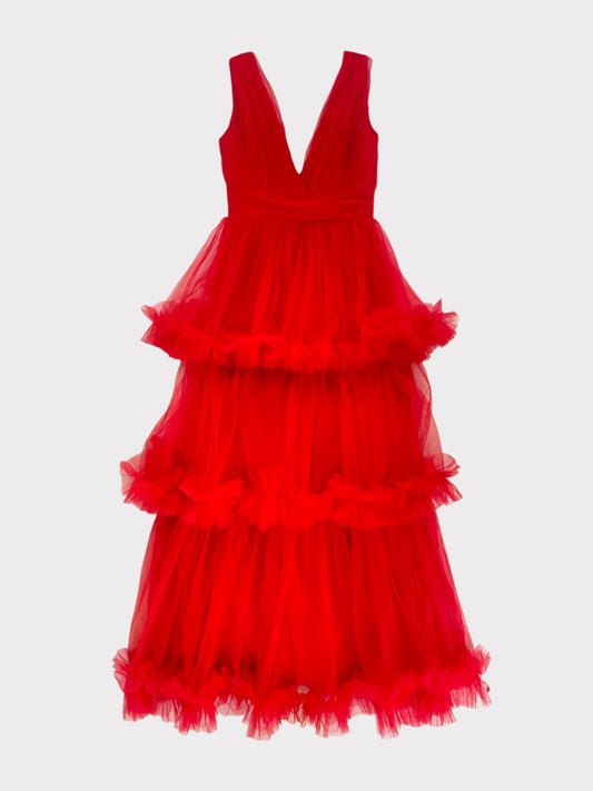 Lace & Beads Dress, Size 8