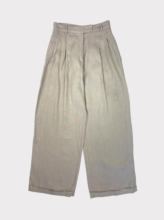 Free People Linen Wide Leg Trousers, fit a Size 8