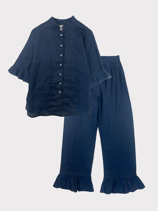 Sleeper Linen Co-ord, Size XS Trousers & Size S Top