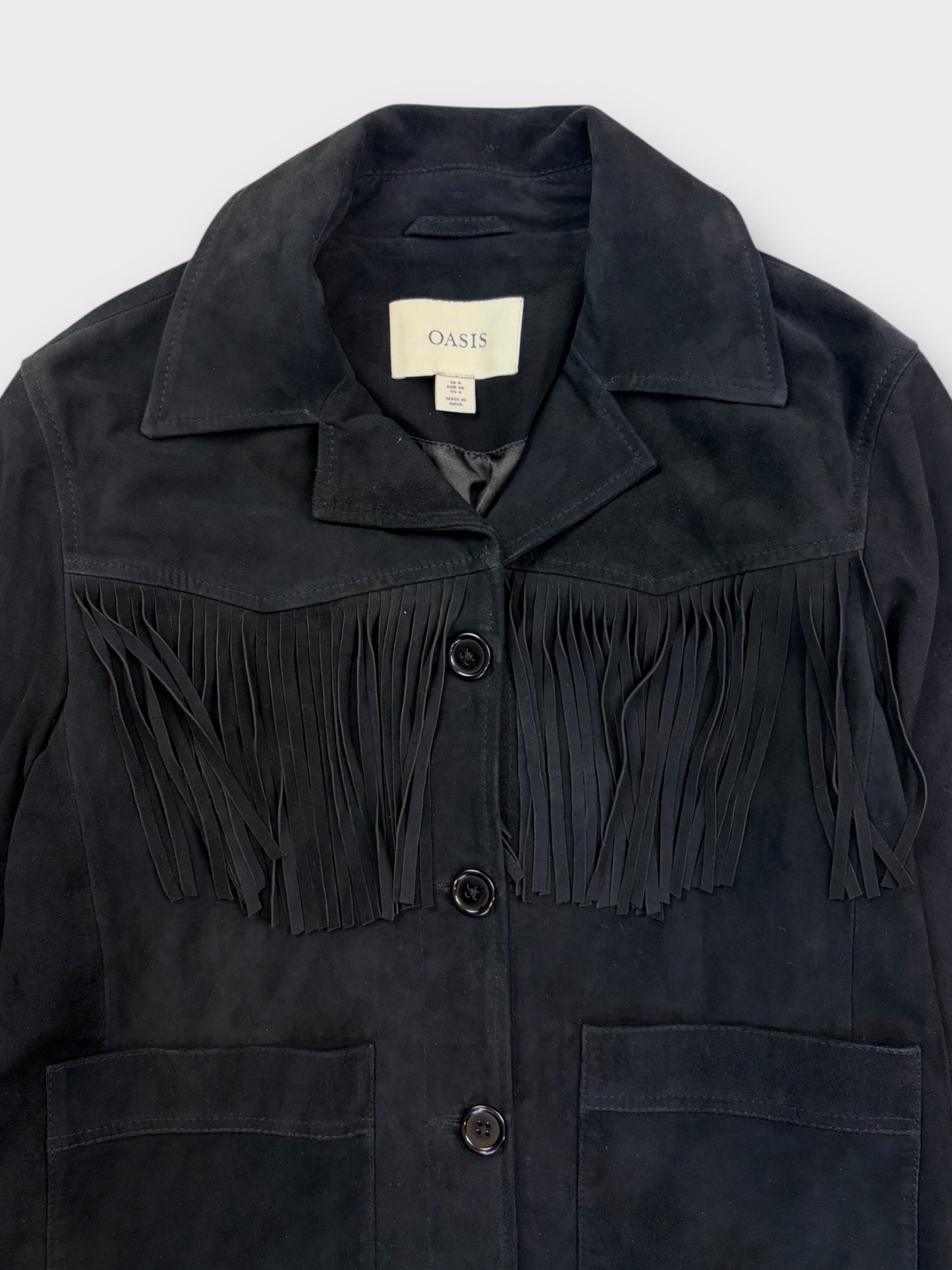 Oasis Suede Jacket, Size 8