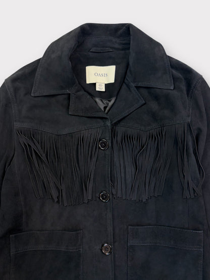 Oasis Suede Jacket, Size 8