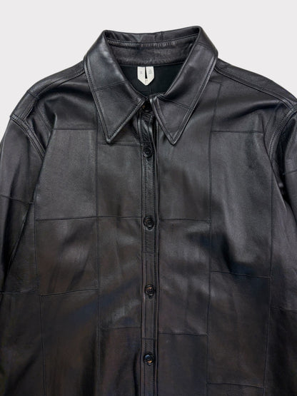 Arket Leather Shirt, Size 38