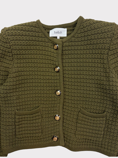 Ba&sh Cardigan, Size 2. Fits a size 10 fine