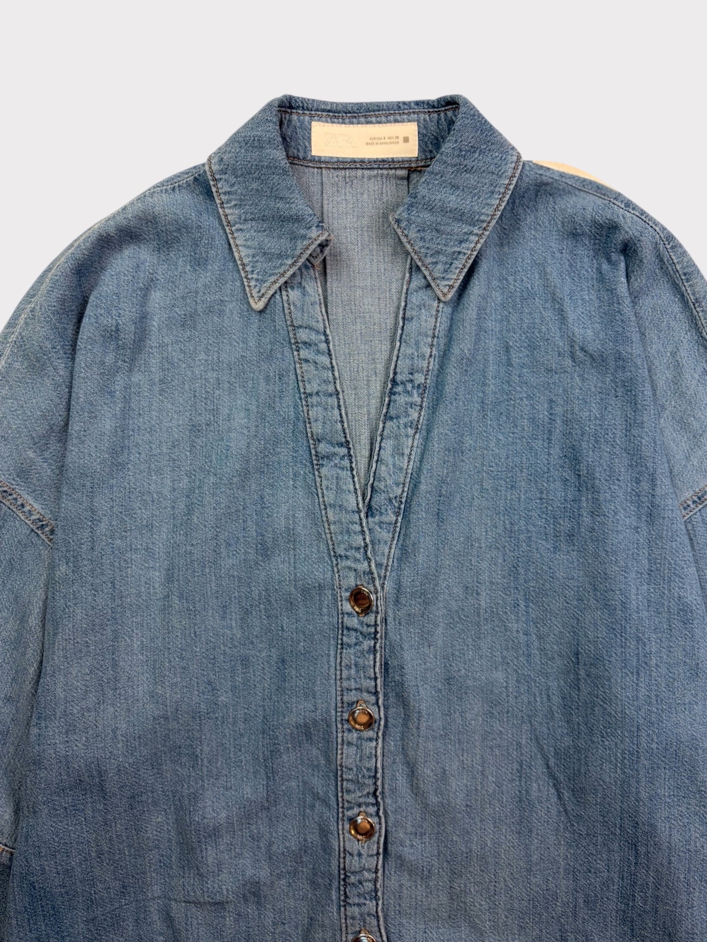 Zara Denim Shirt, Size S