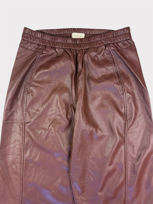 Pilcro Faux Leather Trousers, Size XS