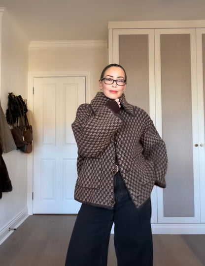Zara Cardigan/ Knit Jacket, Size S. Fits a size 8 oversized or a 10