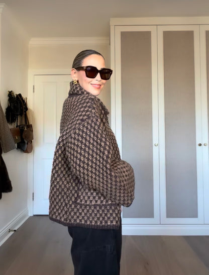 Zara Cardigan/ Knit Jacket, Size S. Fits a size 8 oversized or a 10
