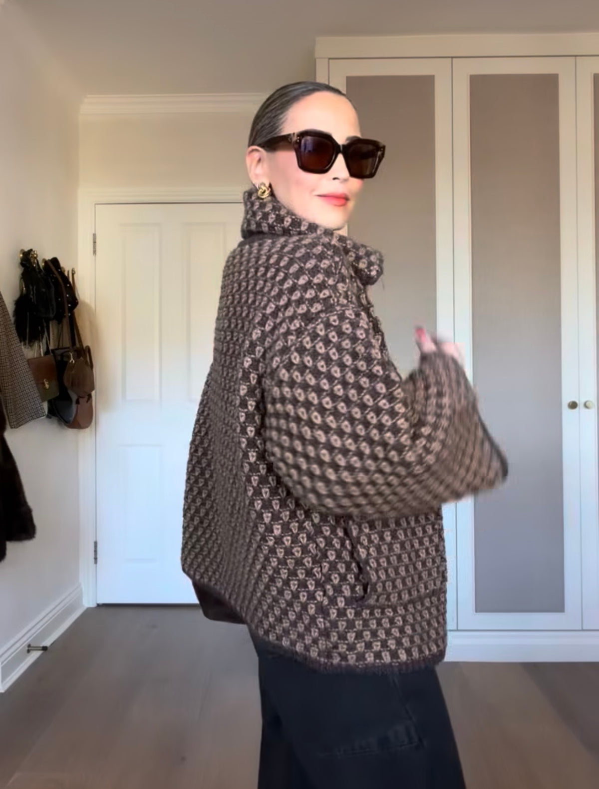 Zara Cardigan/ Knit Jacket, Size S. Fits a size 8 oversized or a 10