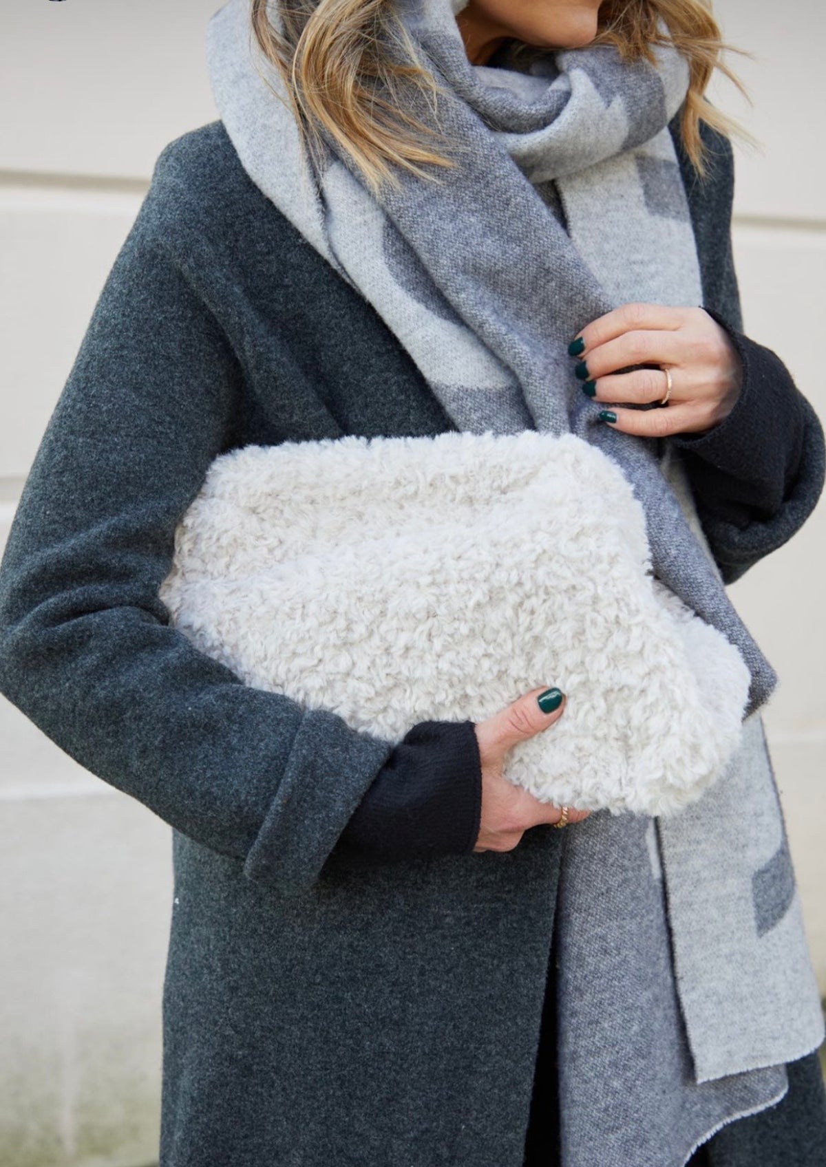 Cos Faux Fur Clutch Bag, BNWT
