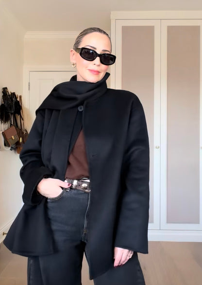 Zara Wool Blend Coat, Size XS. Fits a size 8 or 10