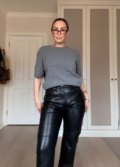 Nanushka Faux Leather Trousers, Size XS