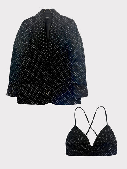 Nadine Merabi Co-ord, Size S, Bralette is BNWT