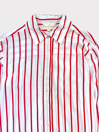 H&M Linen Blend Shirt, Size S