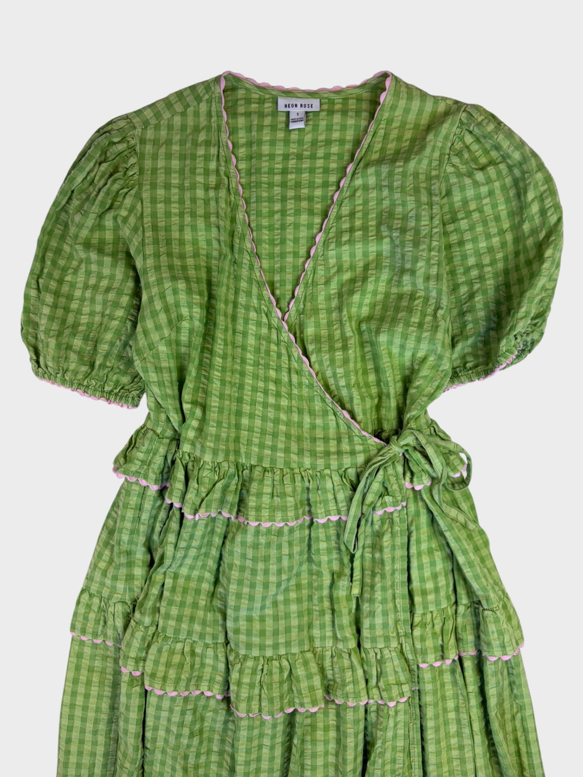 Neon Rose Dress, Size S