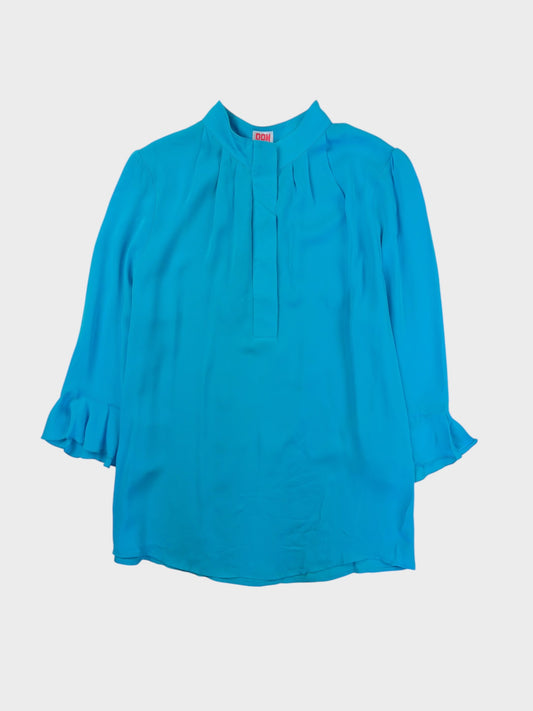 Pom Lampson Silk Blouse, Size L