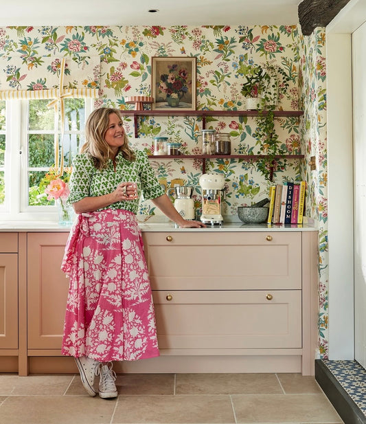 Silk & Cotton Skirt, Fits a size 12/14