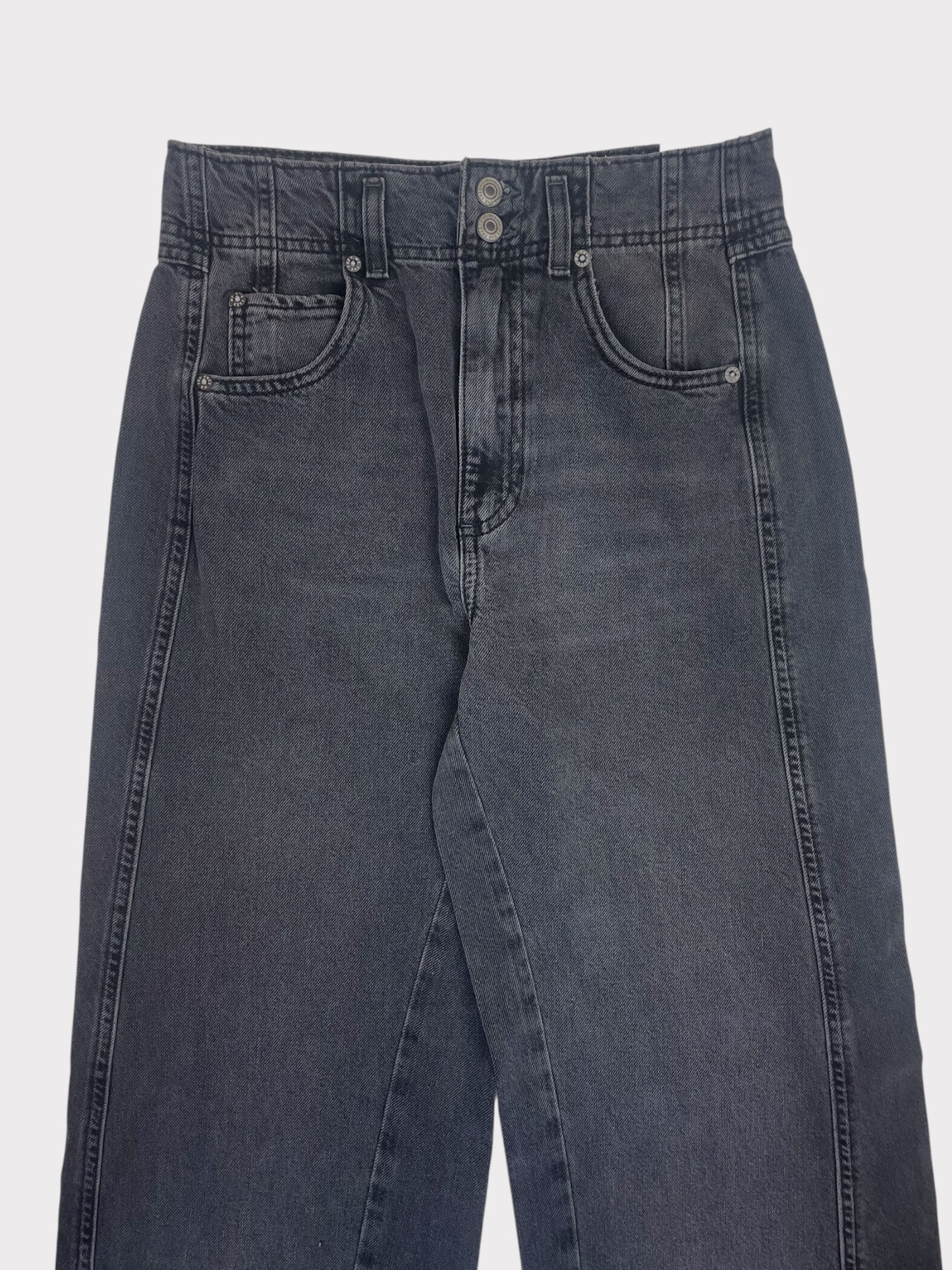 Free People Aster Straight Jeans, Size 27