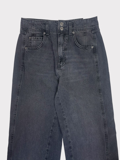 Free People Aster Straight Jeans, Size 27