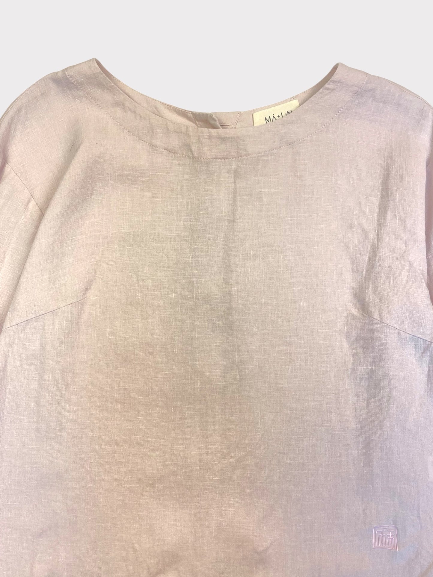 Ma & Lin Linen Top, Size S. Fits a size 10