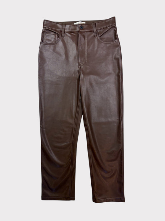 Abercrombie & Fitch Faux Leather Trousers, Size 29/8s, Fit a Size 10