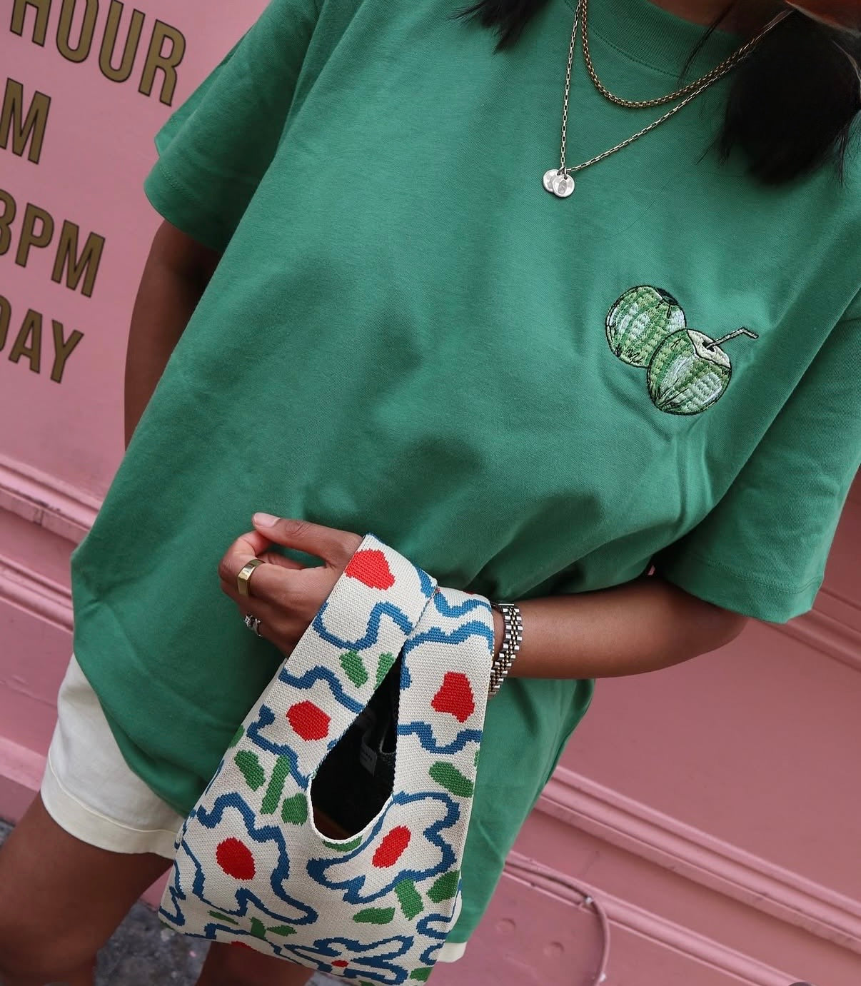 Farm Rio Relaxed T-Shirt, Size M. Oversized fit