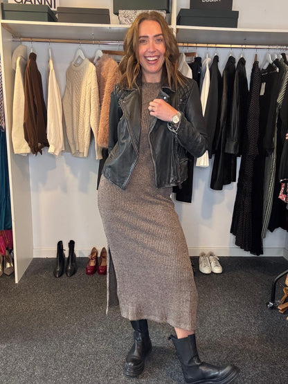 All Saints Leather Jacket, Size 10