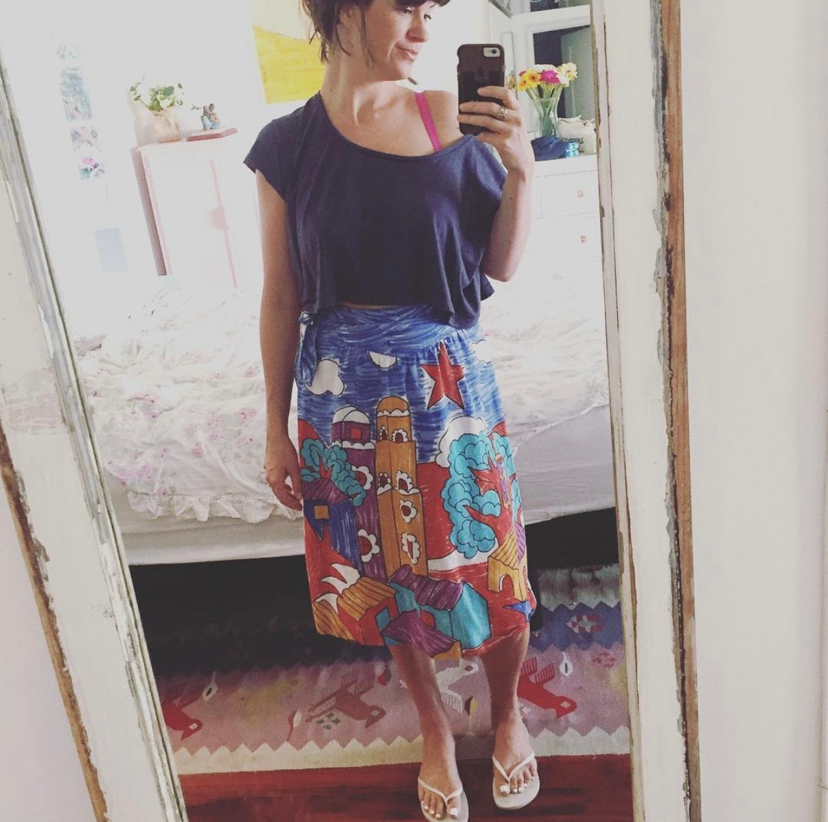 Vintage West Coast Connection Skirt, Fits a Size 10