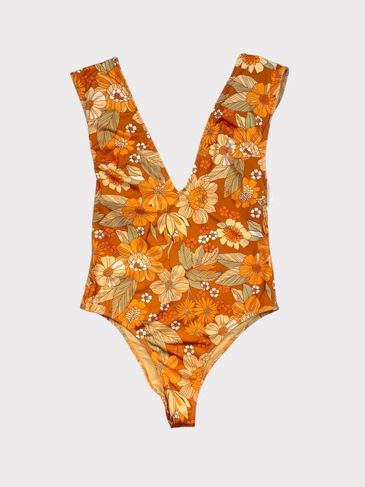 Zara Floral Swimsuit, would fit a size 8 or 10