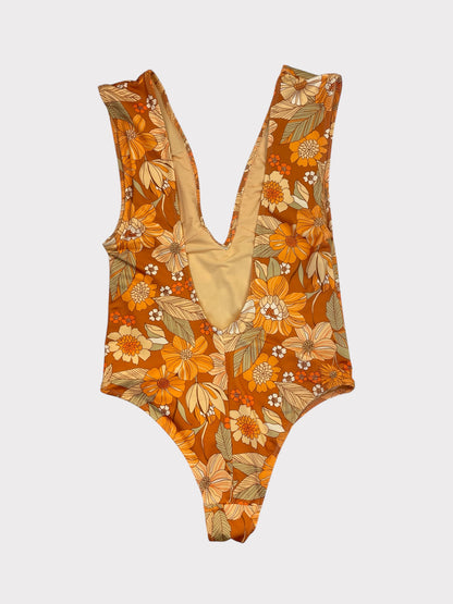 Zara Floral Swimsuit, would fit a size 8 or 10
