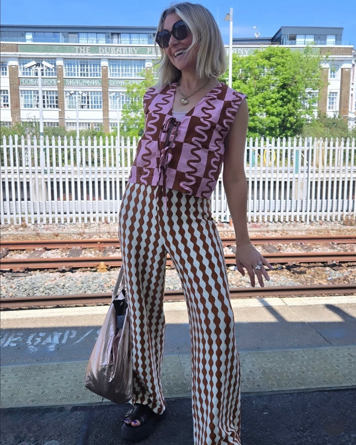 Saint + Sofia Trousers, Size 8