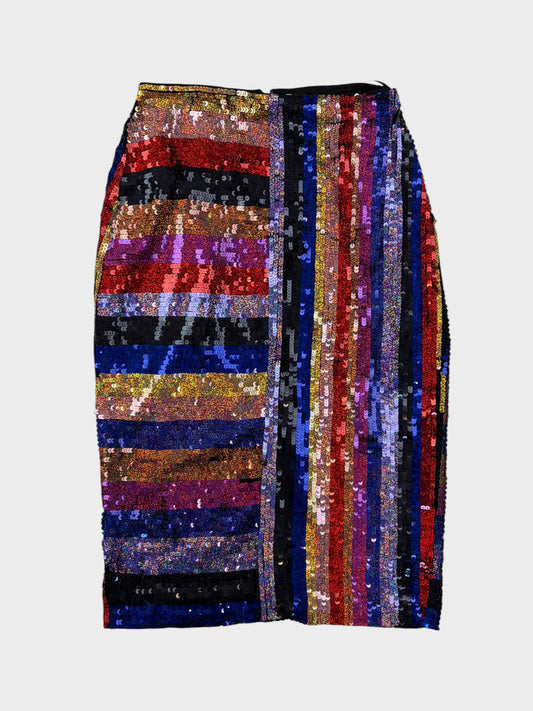 Topshop Sequin Skirt, Size 8