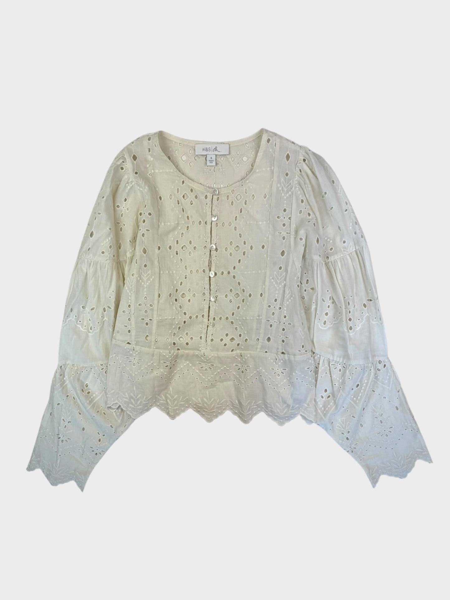 M&S X Sienna Miller Blouse, Size 8. Fits a size 10 too