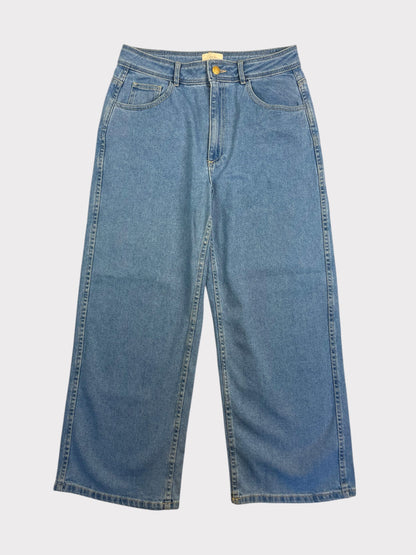 Sezane Wide Leg Jeans, Size 42