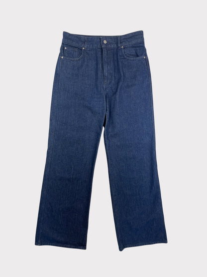 Sezane Wide Leg Jeans, Size 42