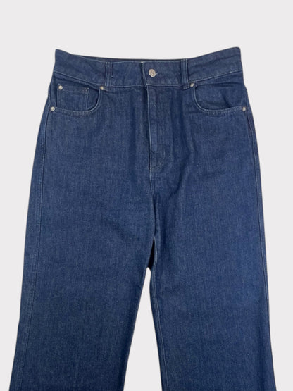 Sezane Wide Leg Jeans, Size 42